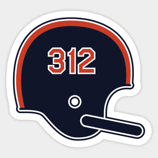 Chicago Bears 312 Helmet Sticker